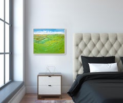 Rolling Hills near Banbury  by Georgie Dowling, original painting, landscape art