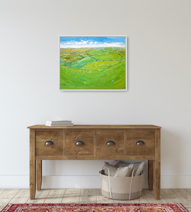 Dowling Rolling Hills near Banbury by Dowling, original painting, landscape