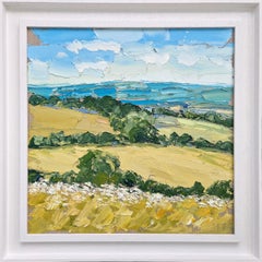 « Rollright Summertime », peinture originale, artiste contemporain, paysage