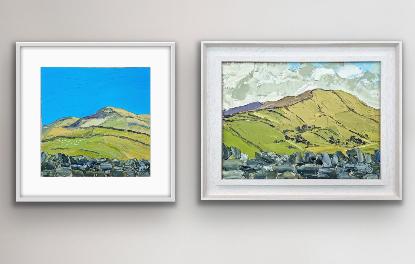 South Head, February & High Peak diptych, Original painting, Contemporary artist