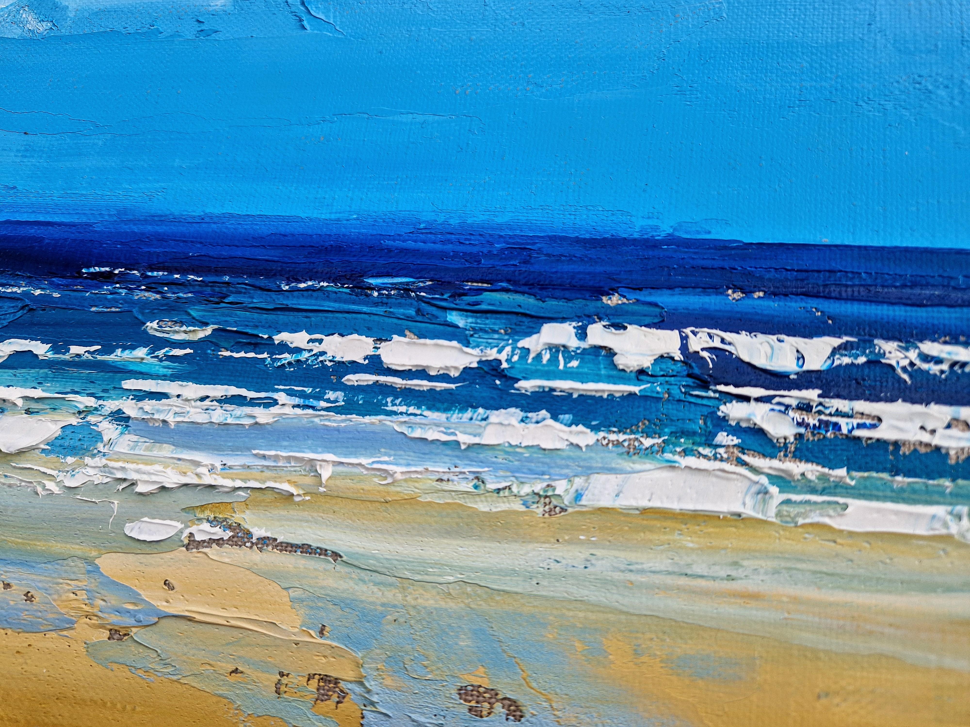 Tommy's Pit, Bude Breakwater, Originalgemälde, Zeitgenössischer Künstler im Angebot 1