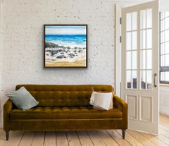 Summer on the Cornwall Coast, Georgie Dowling, Oil on Canvas, Landscape art