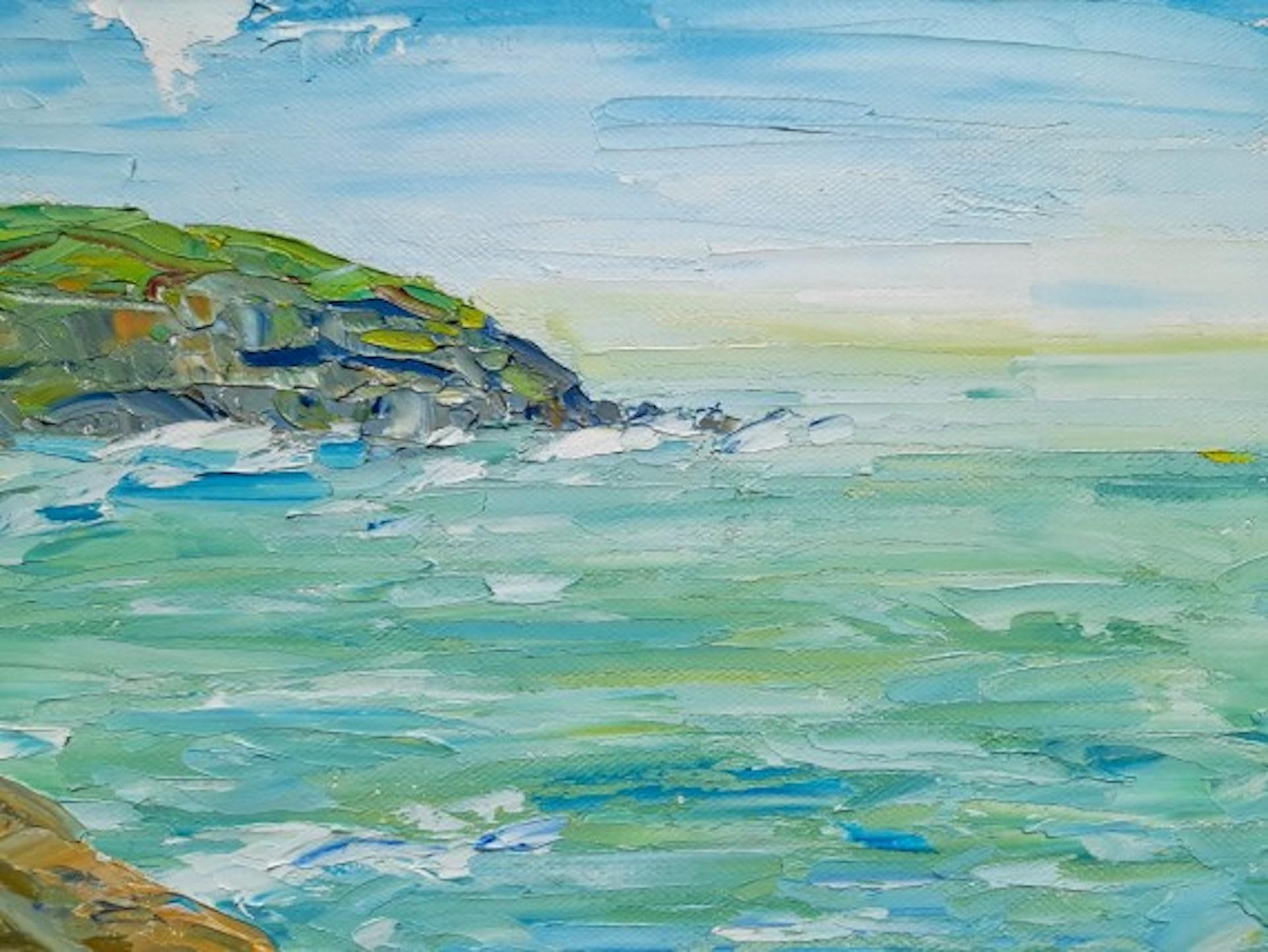 Vista del sentiero costiero di Pedn Vounder di Georgie Dowling [2021]

originale
Pittura a olio su tela
Dimensioni dell'immagine: H. 40 cm x L. 40 cm
Dimensioni complete dell'opera senza cornice: H. H. 40 cm x L. 40 cm x P. 2 cm.
Venduto senza