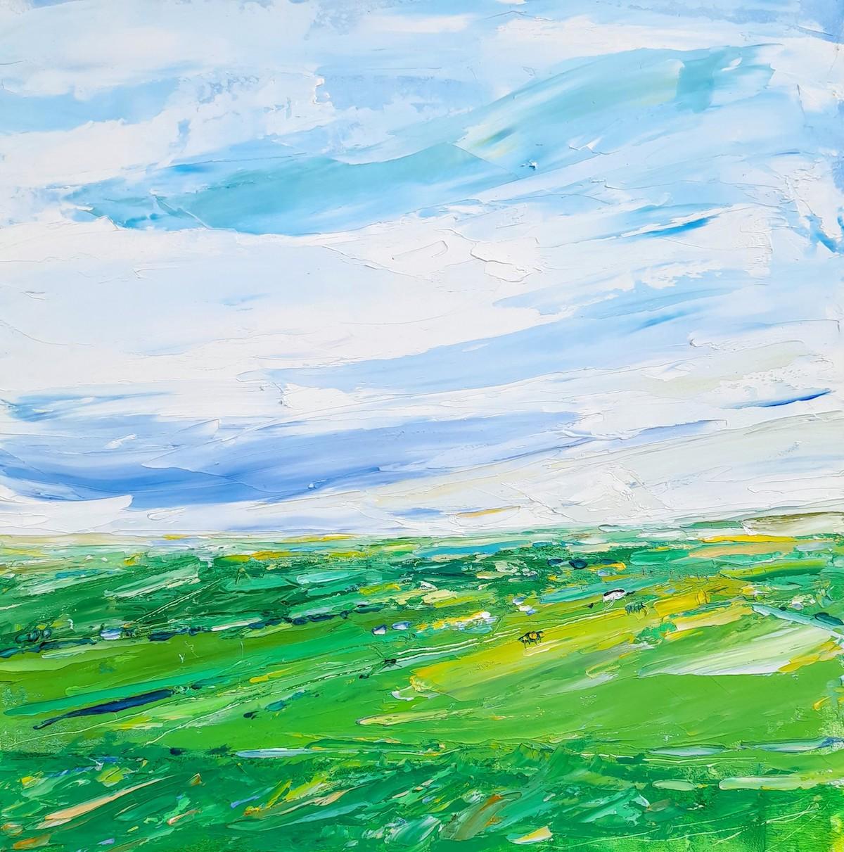 Georgie Dowling Landscape Painting - On the South Dowling