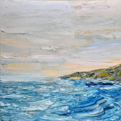 Zu Hause in den Landzungen von Georgie Dowling, Contemporary Seascape, Original Kunst