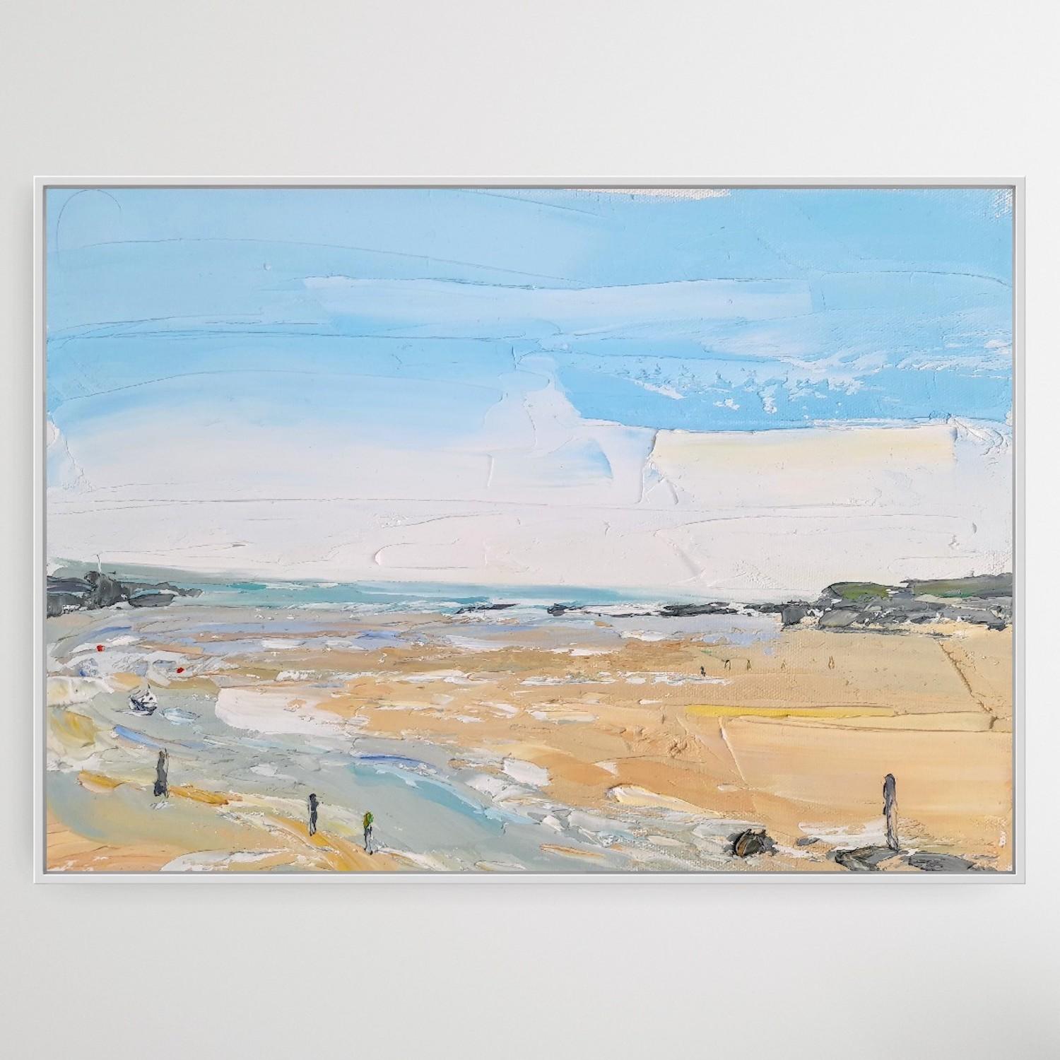 Bude in October - Painting by Georgie Dowling