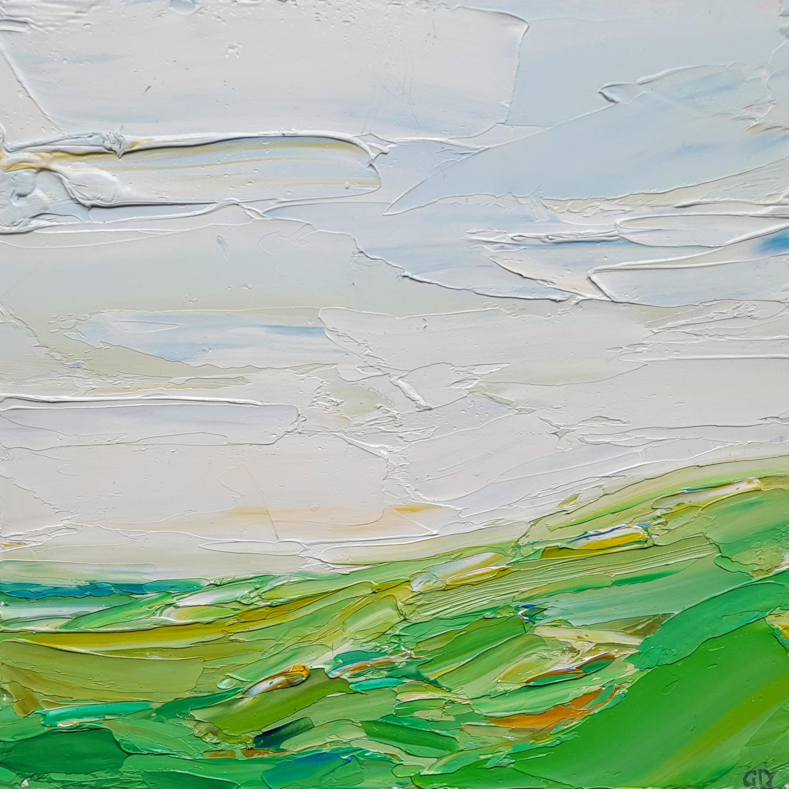 Georgie Dowling Landscape Painting - From the Hill