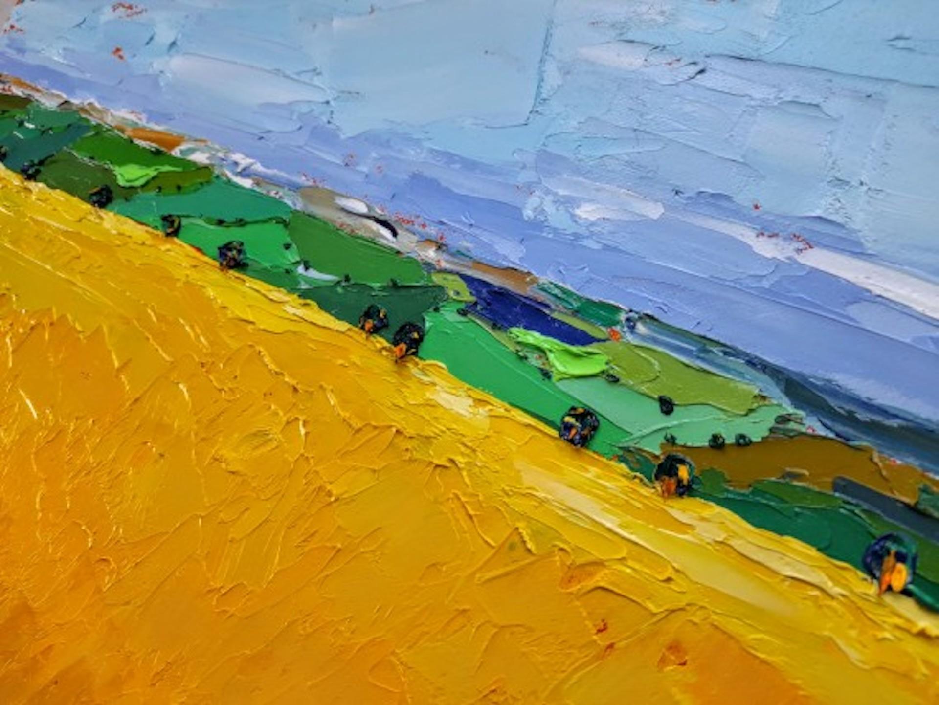 Cotswold Barley Field [2021]
Original
Landscapes 
Oil paint on canvas
Canvas Size: H:40 cm x W:50 cm x D:2cm
Sold Unframed
Please note that insitu images are purely an indication of how a piece may look

'Cotswold Barley Field' is an original