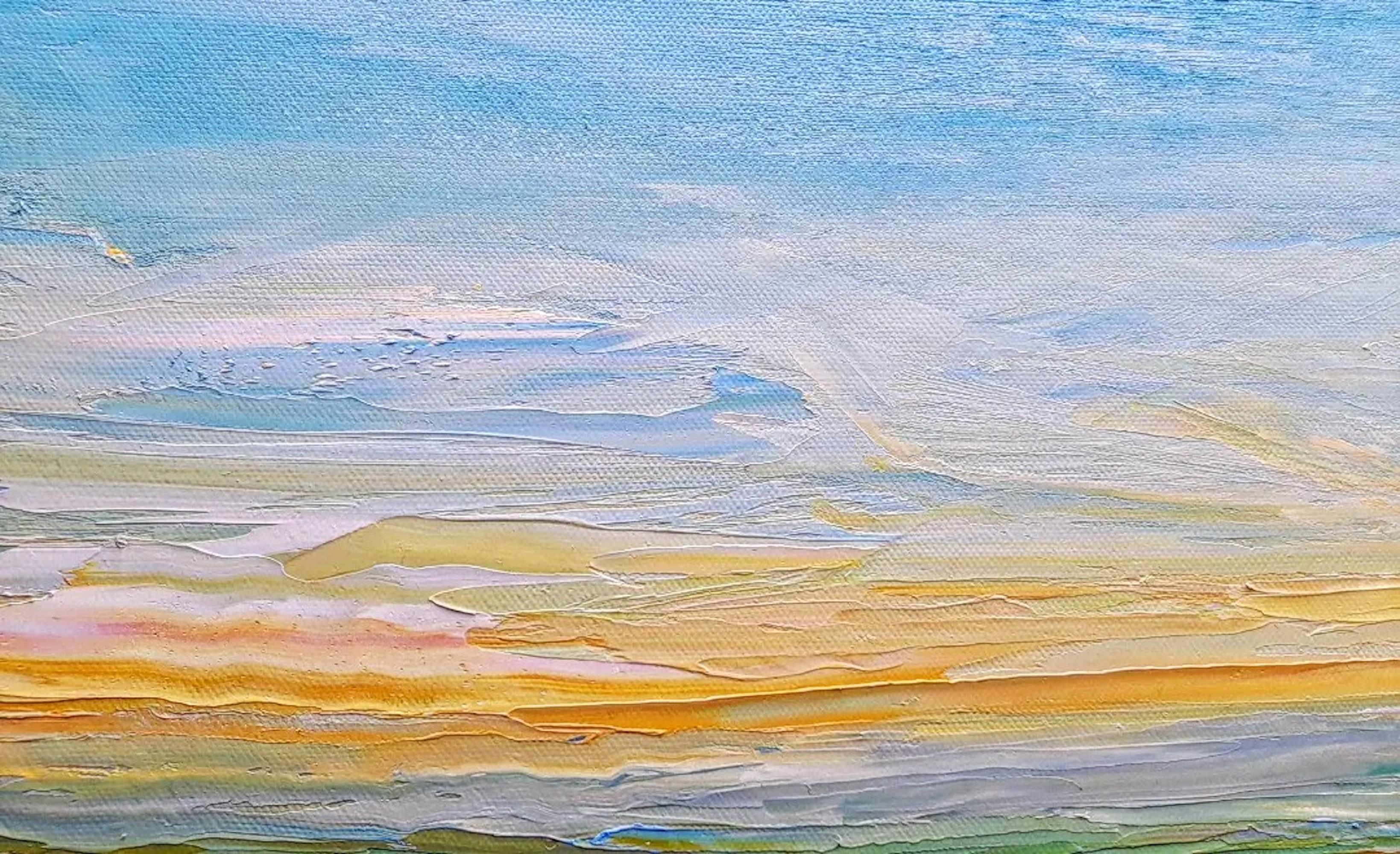Georgie Dowling, Morning Through Dartmoor, peinture de paysage Panoramic en vente 6