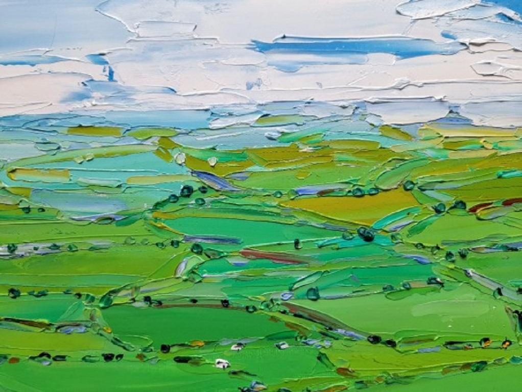 Patchwork fields in the summer by Georgie Dowling [2021]
original

Oil paint on canvas

Image size: H:40 cm x W:80 cm

Complete Size of Unframed Work: H:40 cm x W:80 cm x D:2cm

Sold Unframed

Please note that insitu images are purely an indication