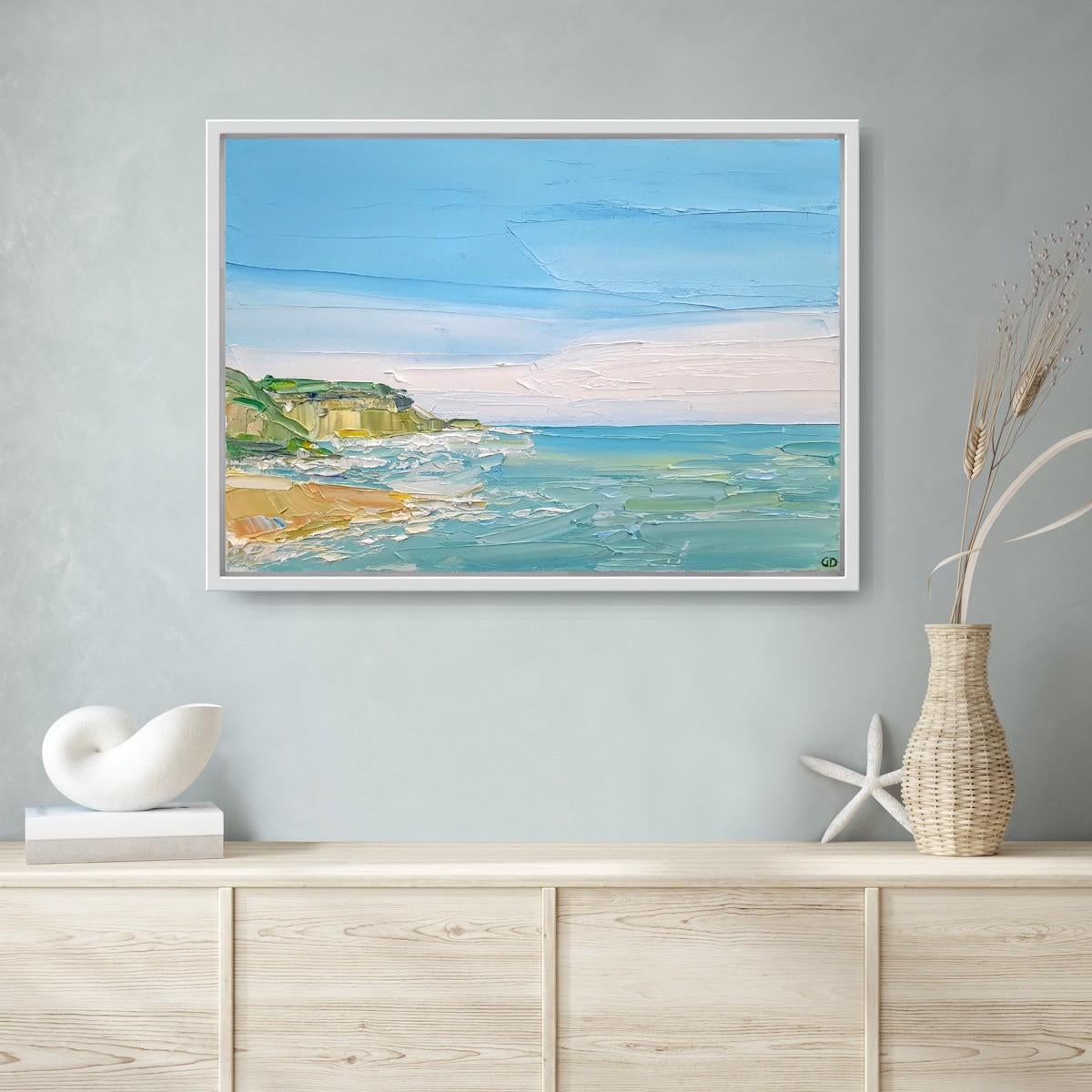 Rock-A-Nore beach, Hastings - Painting by Georgie Dowling