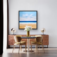 Serene Summer Days, Original Cornish Painting, Coastal Art, Seascape Painting