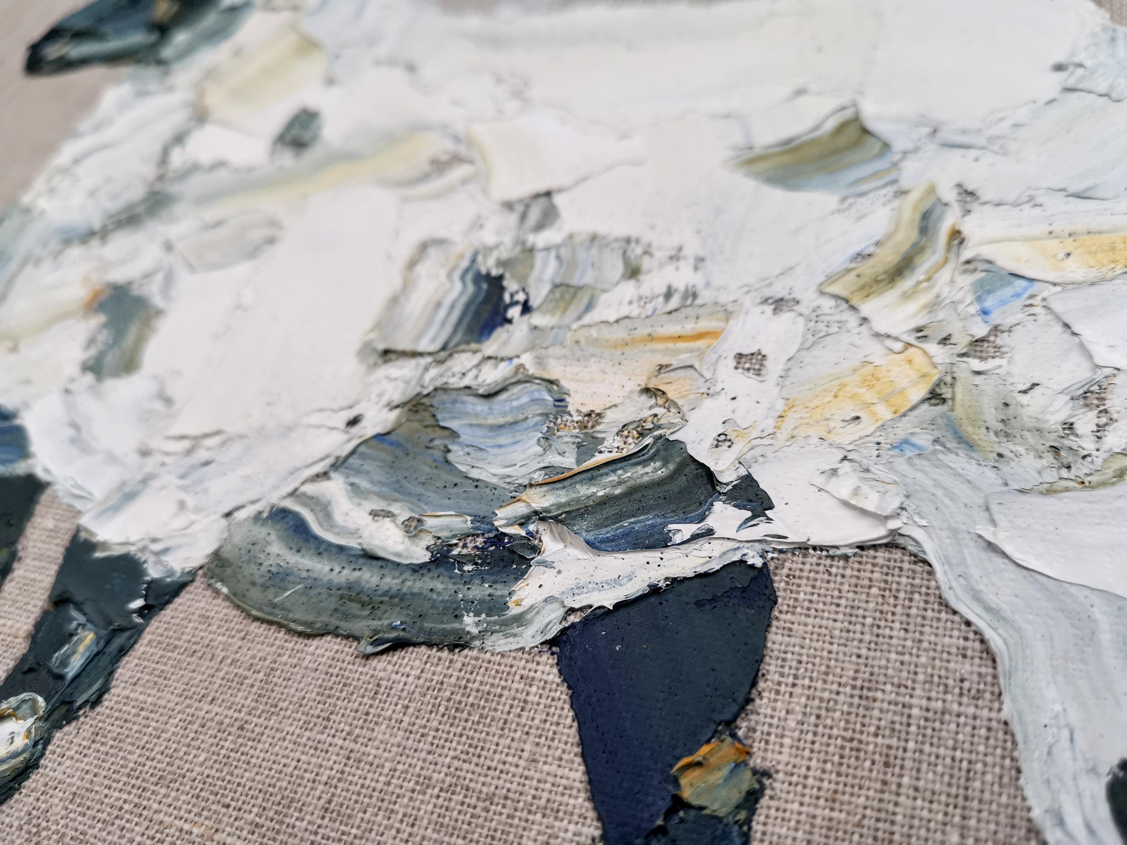 Pecora III, Dipinti di animali, Arte contemporanea, Pennellate ad impasto in vendita 4