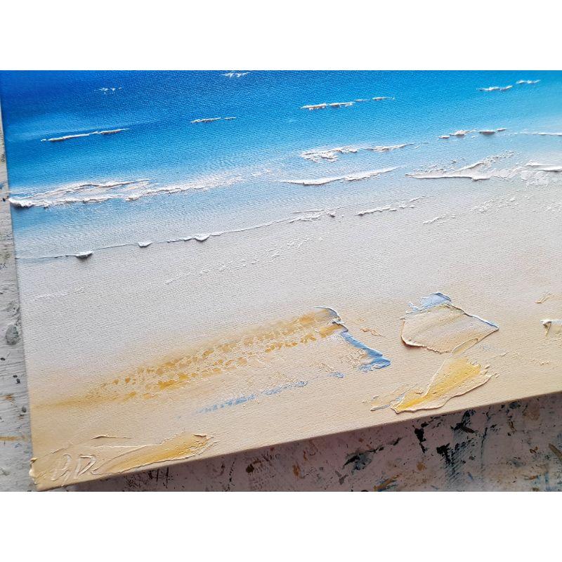Horizonte centelleante con pintura al óleo sobre lienzo, pintura de Georgie Dowling en venta 4