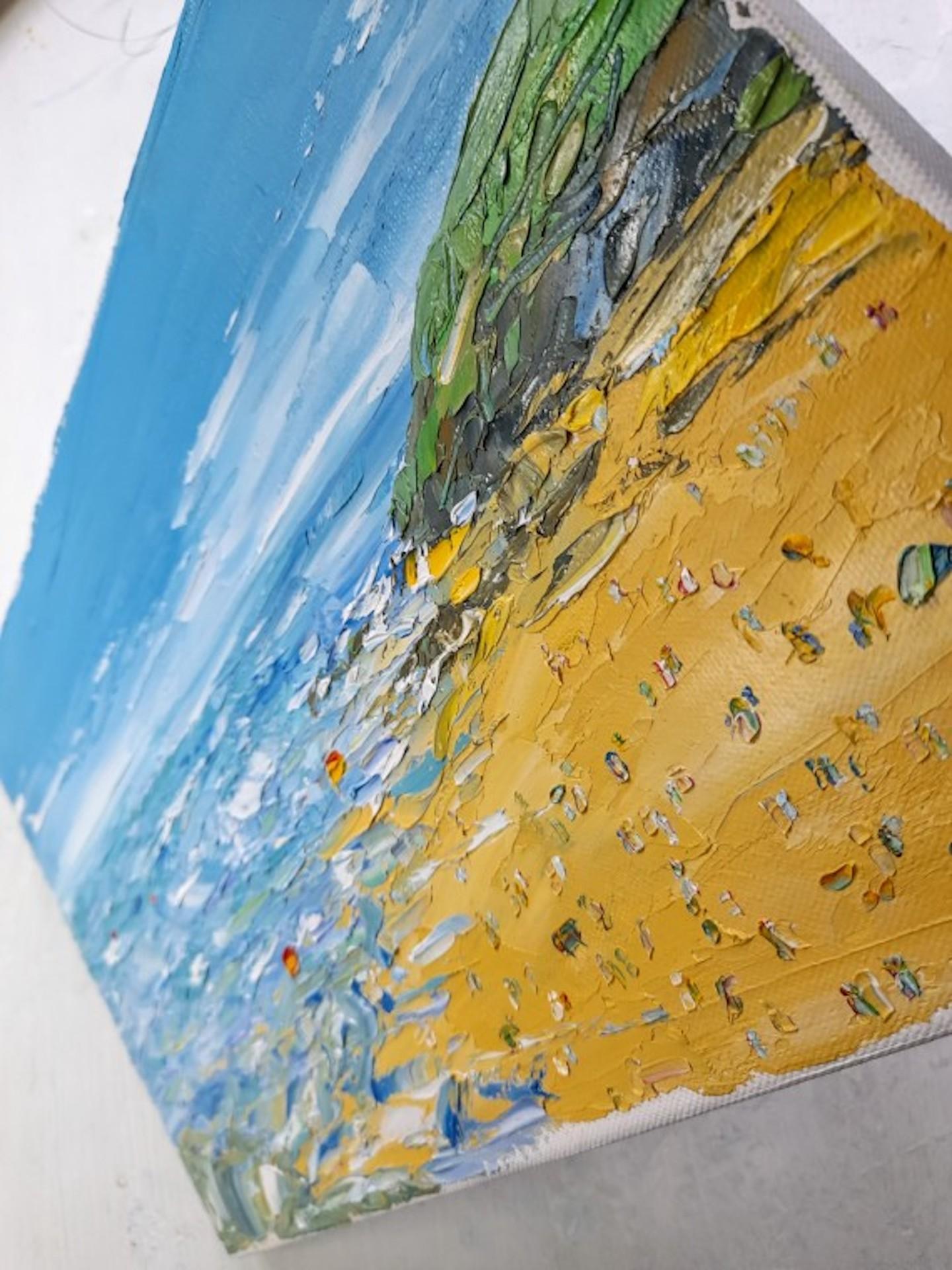 Summer In Bude, Cornwall, Georgie Dowling, Original Coastal Painting, Affordable For Sale 1