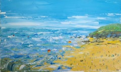 Summer In Bude, Cornwall, Georgie Dowling, Original Coastal Painting, Affordable