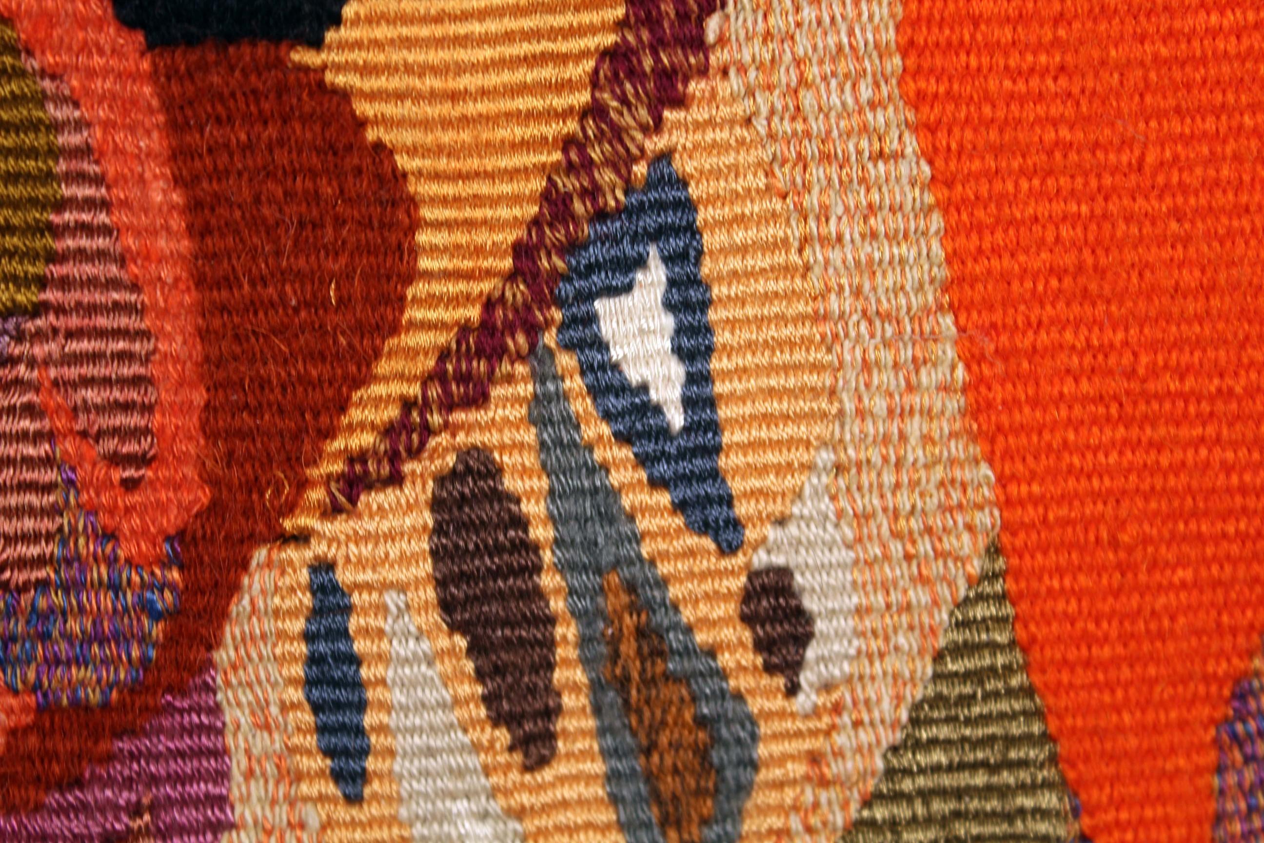 Georgie Elyane Bick Baraka III Mid-Century Modern Wall Hanging Tapestry 3