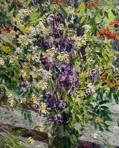 "Bouquet d'autunno" Olio su tela cm. 55 x 62 Fiori