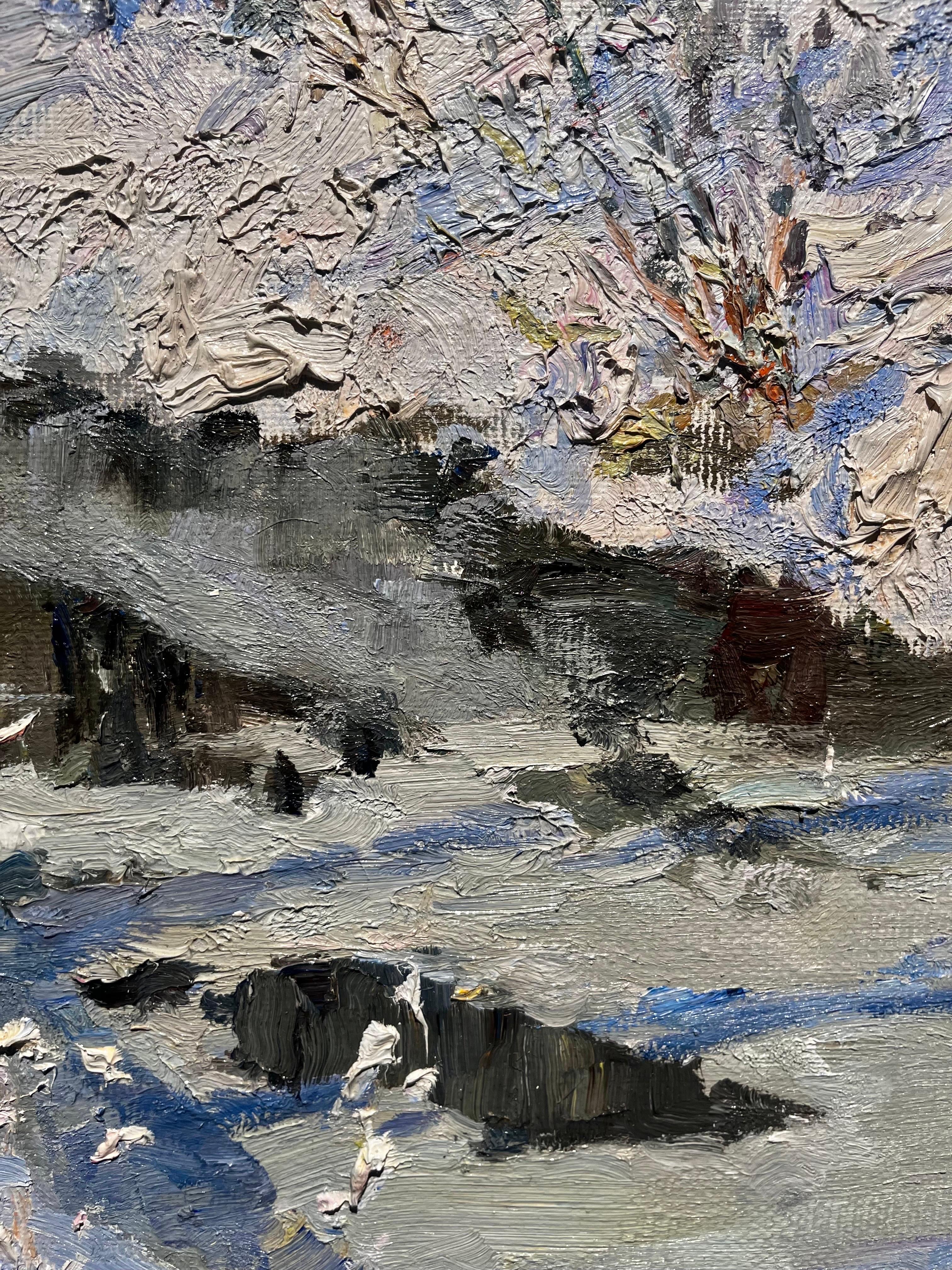 „Brina“ Olio cm. 90 x 85 cm.  2000  neu geschaffenes Gebiet im Angebot 1