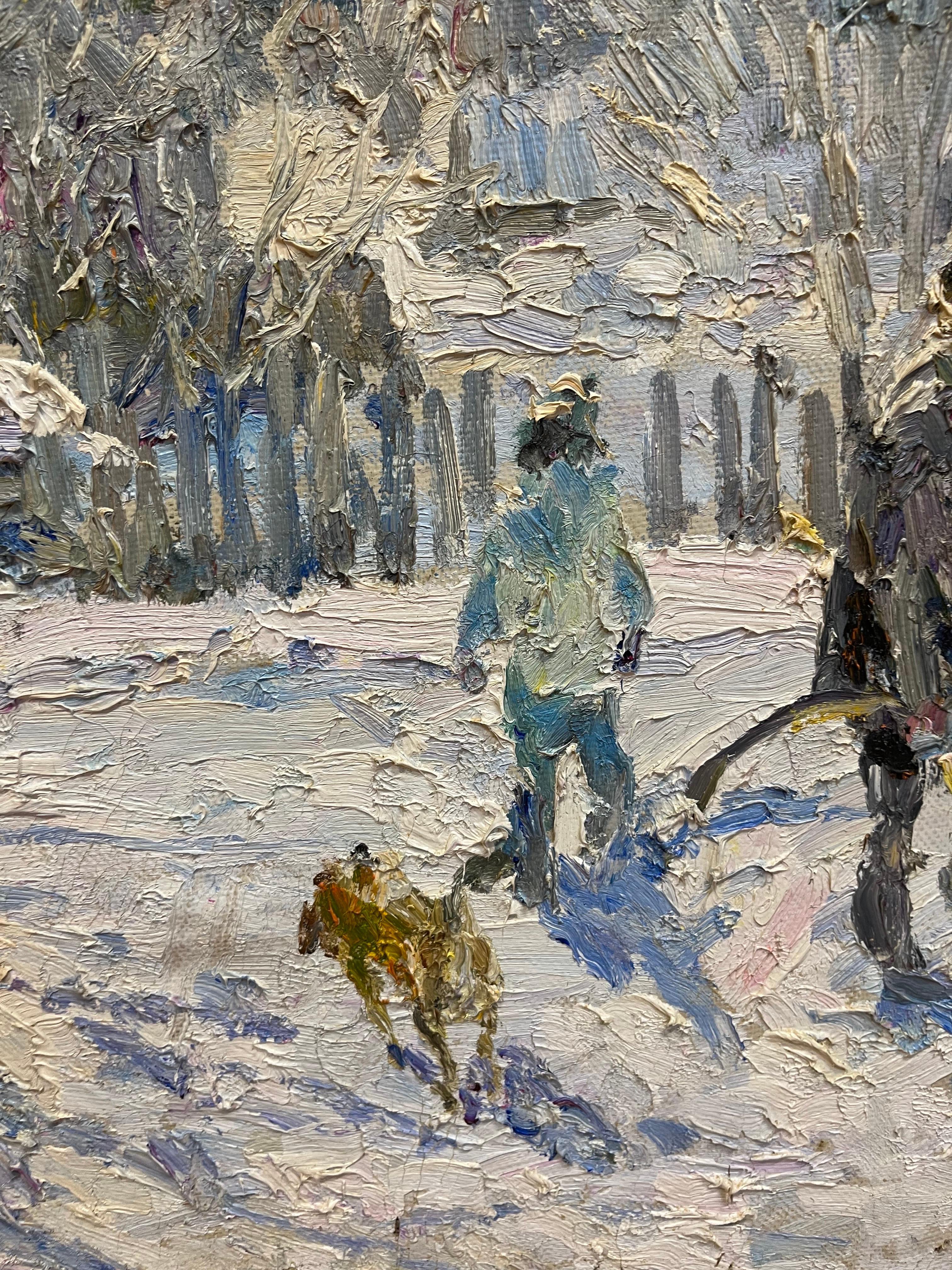 Neige, chien, blanc, Ukraine, Whiting
Georgij MOROZ (Dneprodzerzinsk, Ucraina, 1937 - St. Petersburg, 2015)

1937 : il est né à Dneprodzerzinsk, Ucraina.
1949-56 : il commence des études artistiques à Dneprodzerzinsk, puis fréquente l'école des