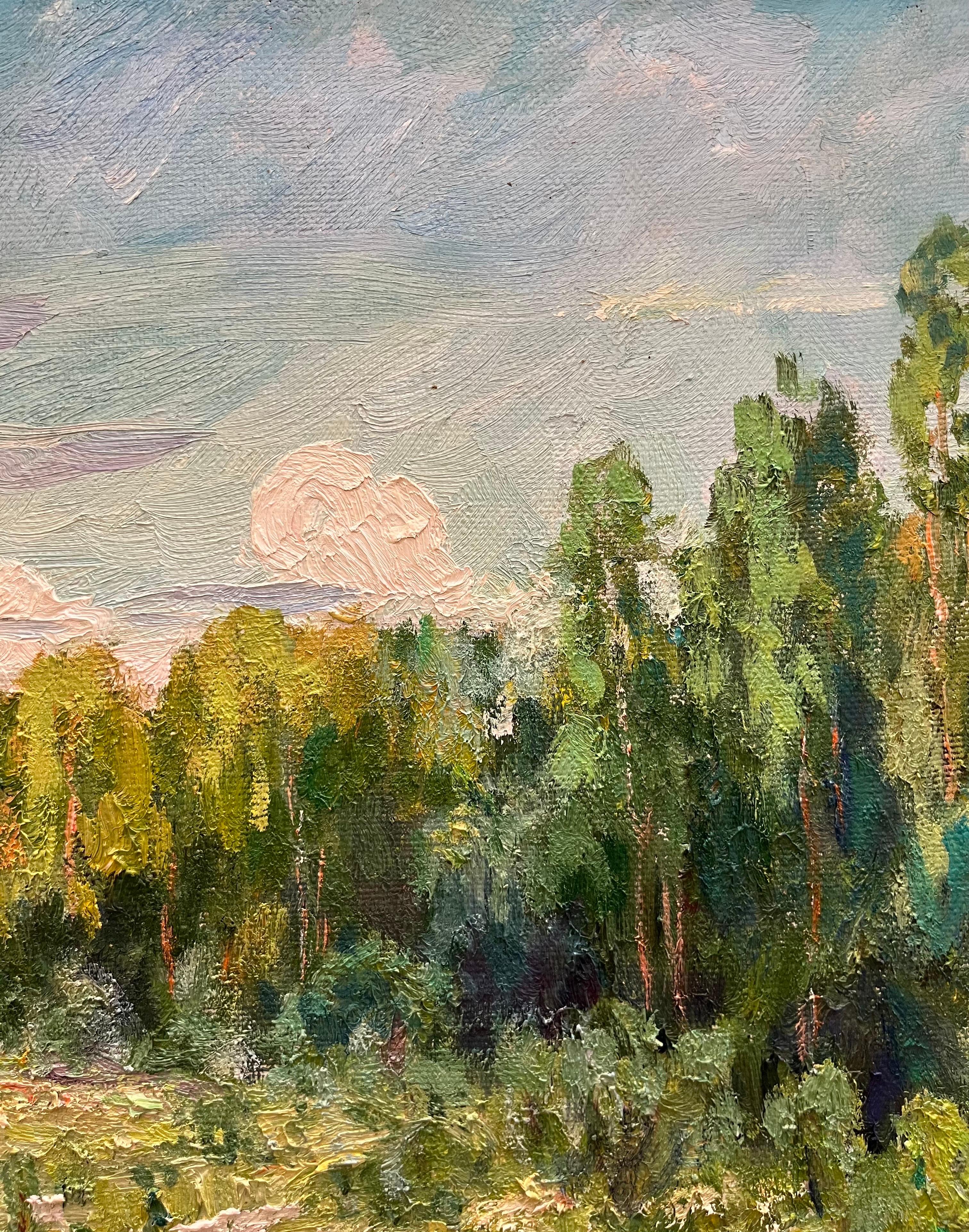 Spring, countryside, flowers, greenery

Georgij MOROZ (Dneprodzerzinsk, Ucraina, 1937 - St. Petersburg, 2015)

1937: he was born in Dneprodzerzinsk, Ucraina.
1949-56: he began artistic studies in Dneprodzerzinsk and later he attended the School of