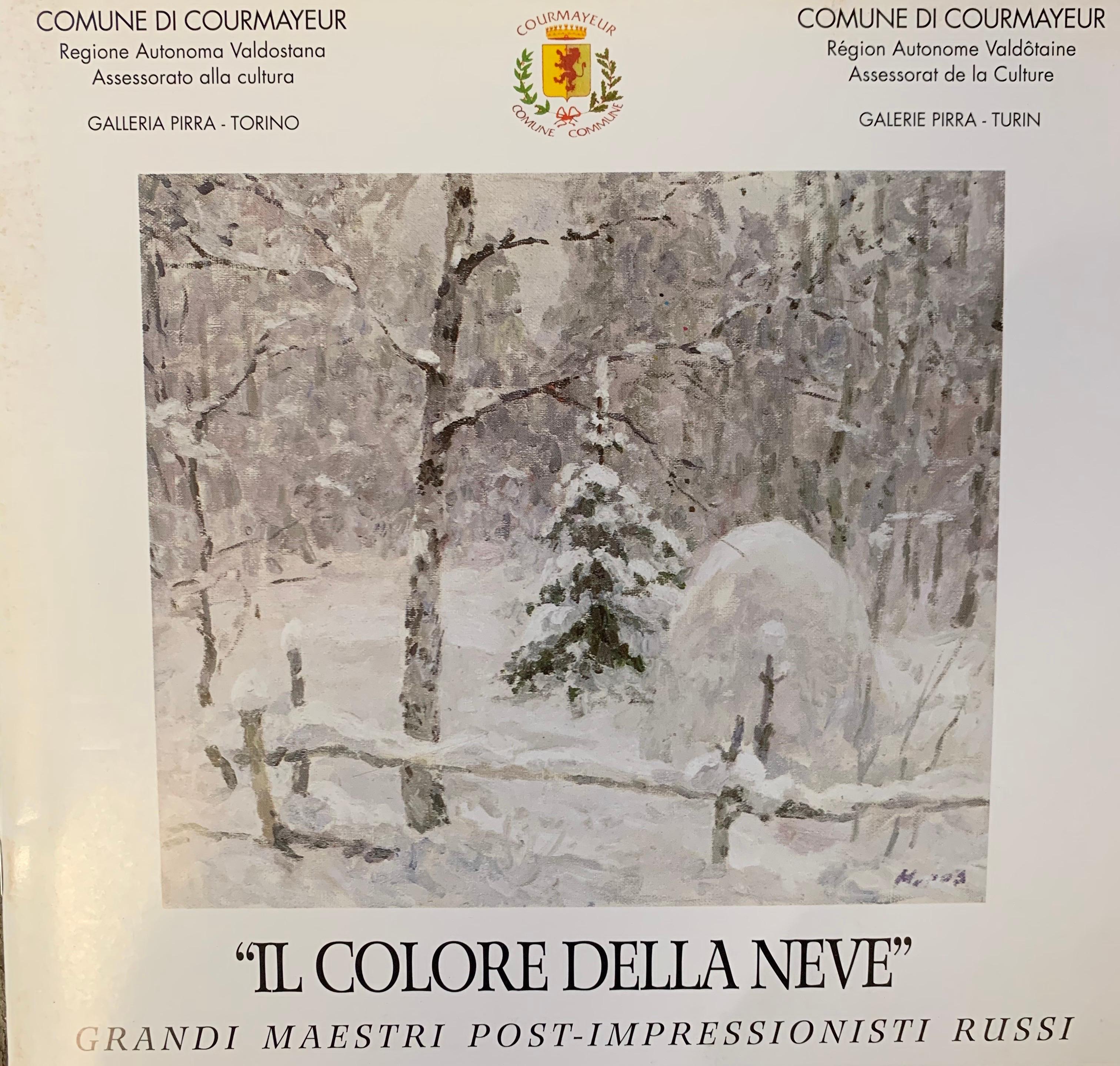 « Just snowed », blanc, neige, forêt, hiver, huile cm.100 x 99  Expédition gratuite en vente 4