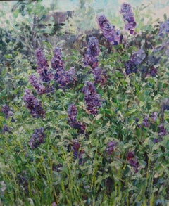 "Lilac " Flowers, Lilac cm. 76 x 90 oil