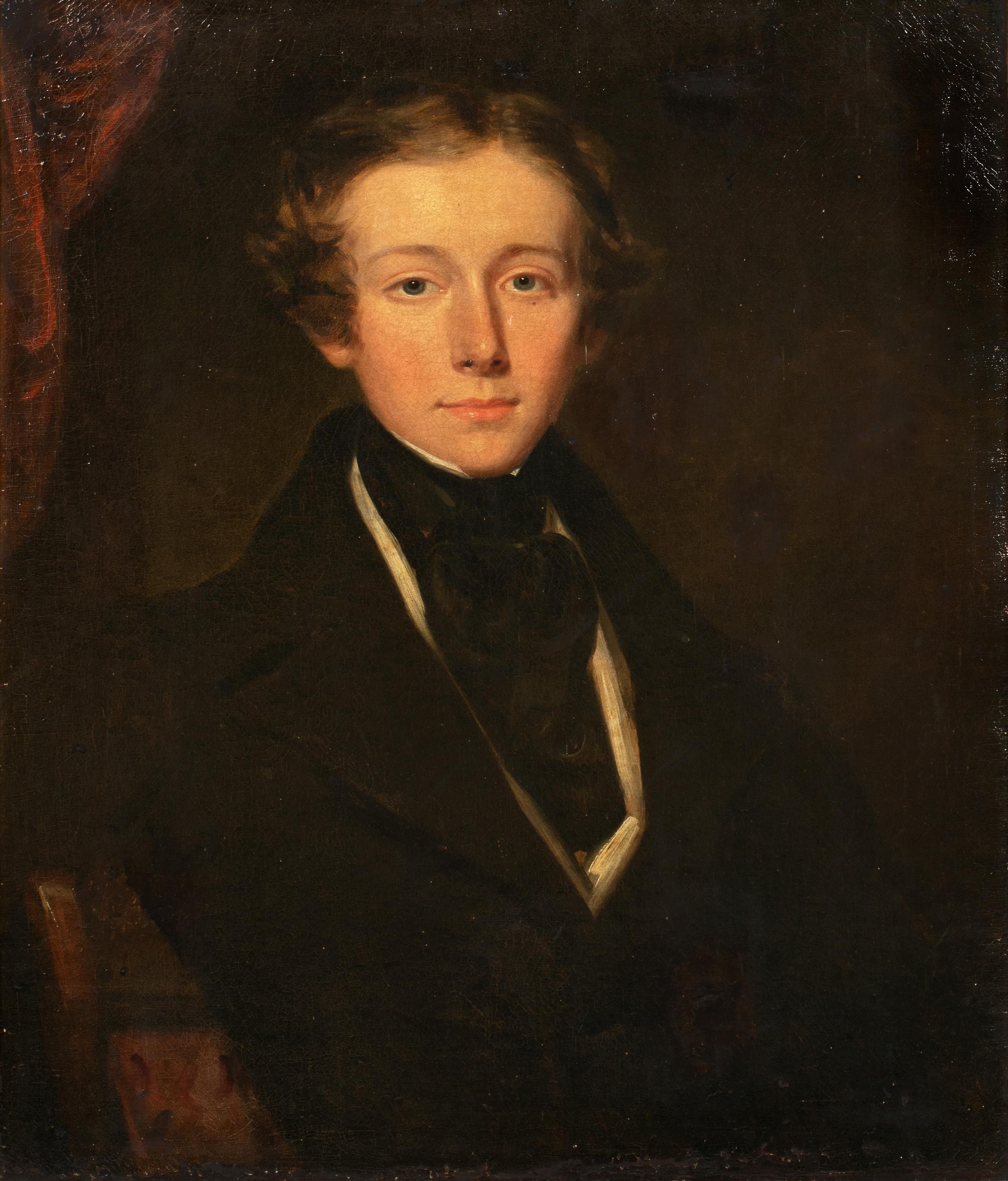 Georgina Brett-Chinnery Portrait Painting - Portrait Of A Young Gentleman, circa 1810