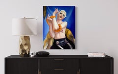 "Cleopatra" - Hyperrealist Figurative Painting by Georgina Clapham