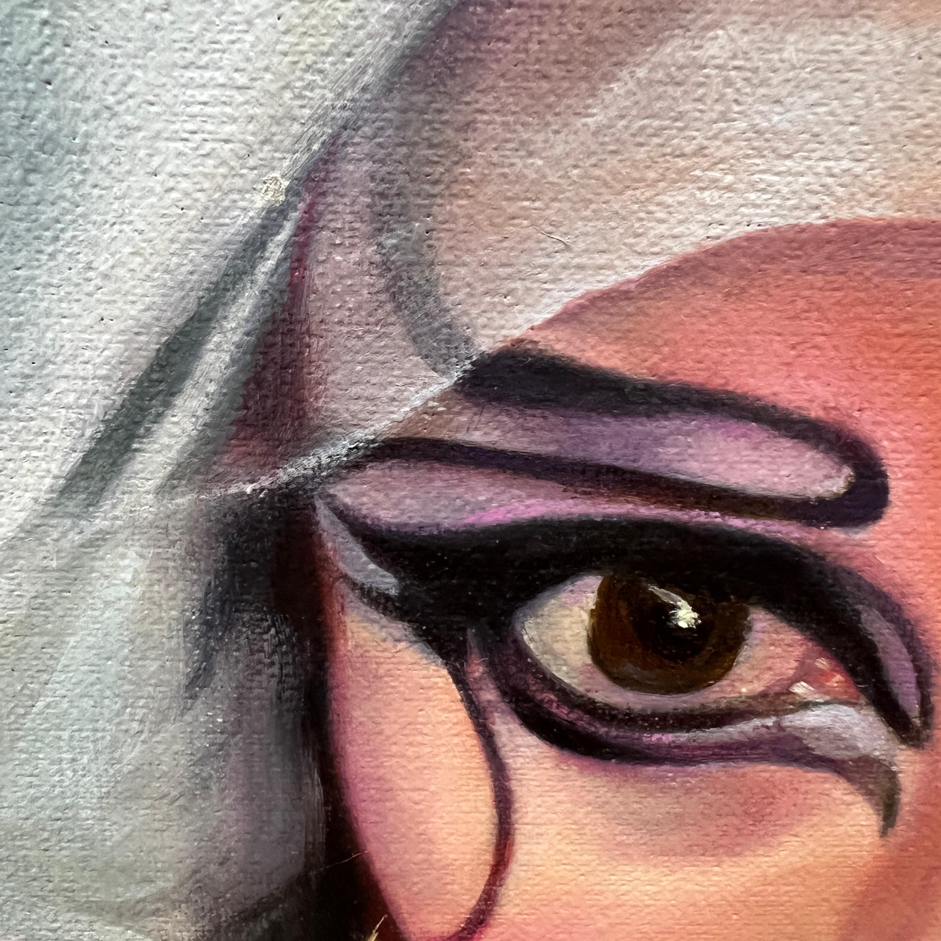 „HRH Prinzessin Julia“ – Hyperrealistisches Porträtgemälde von Georgina Clapham im Angebot 4