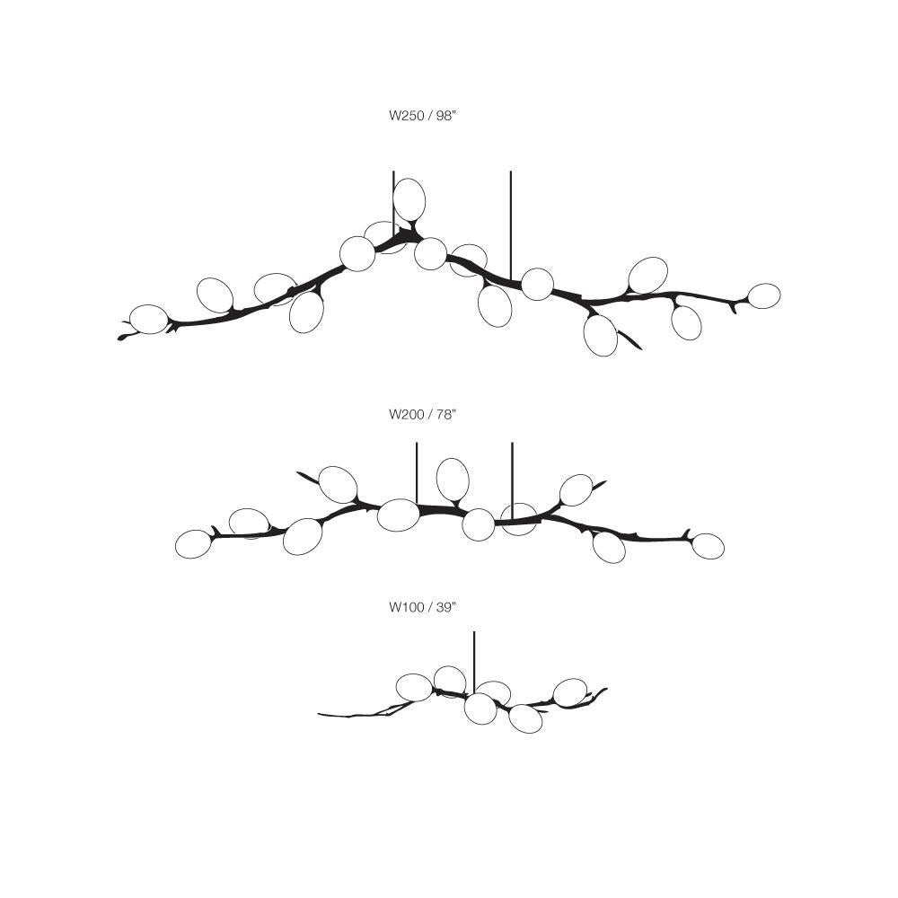 Britannico Lampada a sospensione Georgina Egg Jabuticaba di 7Gods Studio in vendita