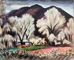 "Bearsville, New York" Georgina Klitgaard, Modernist New York Wooded Landscape