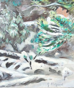 "New Hampshire Winter" Georgina Klitgaard, WPA-Frau, Nordost-Landschaft