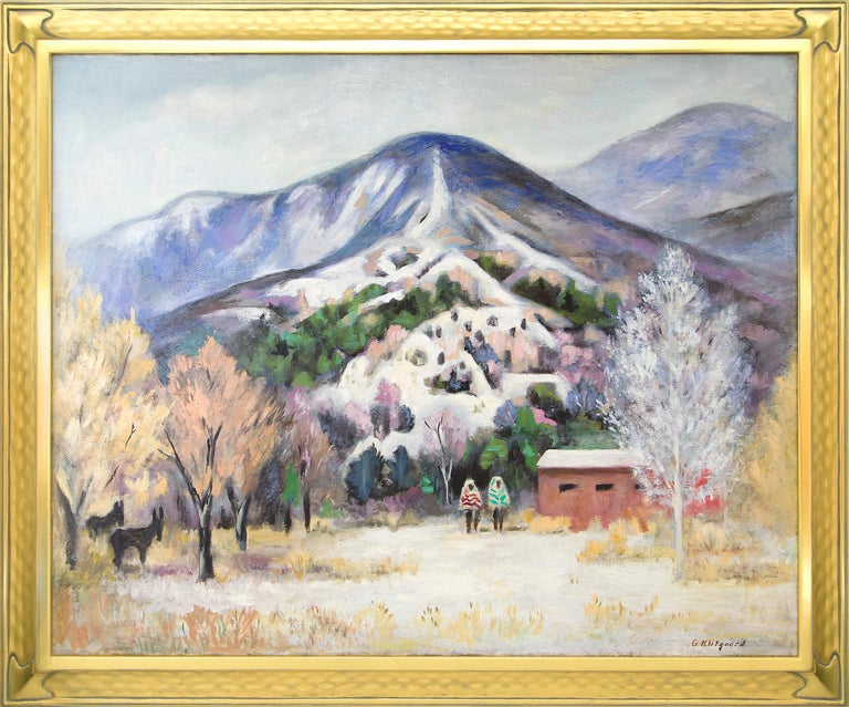 Georgina Klitgaard Sangre De Cristo Scene Southern Colorado Mountain Landscape With Snow For Sale At 1stdibs