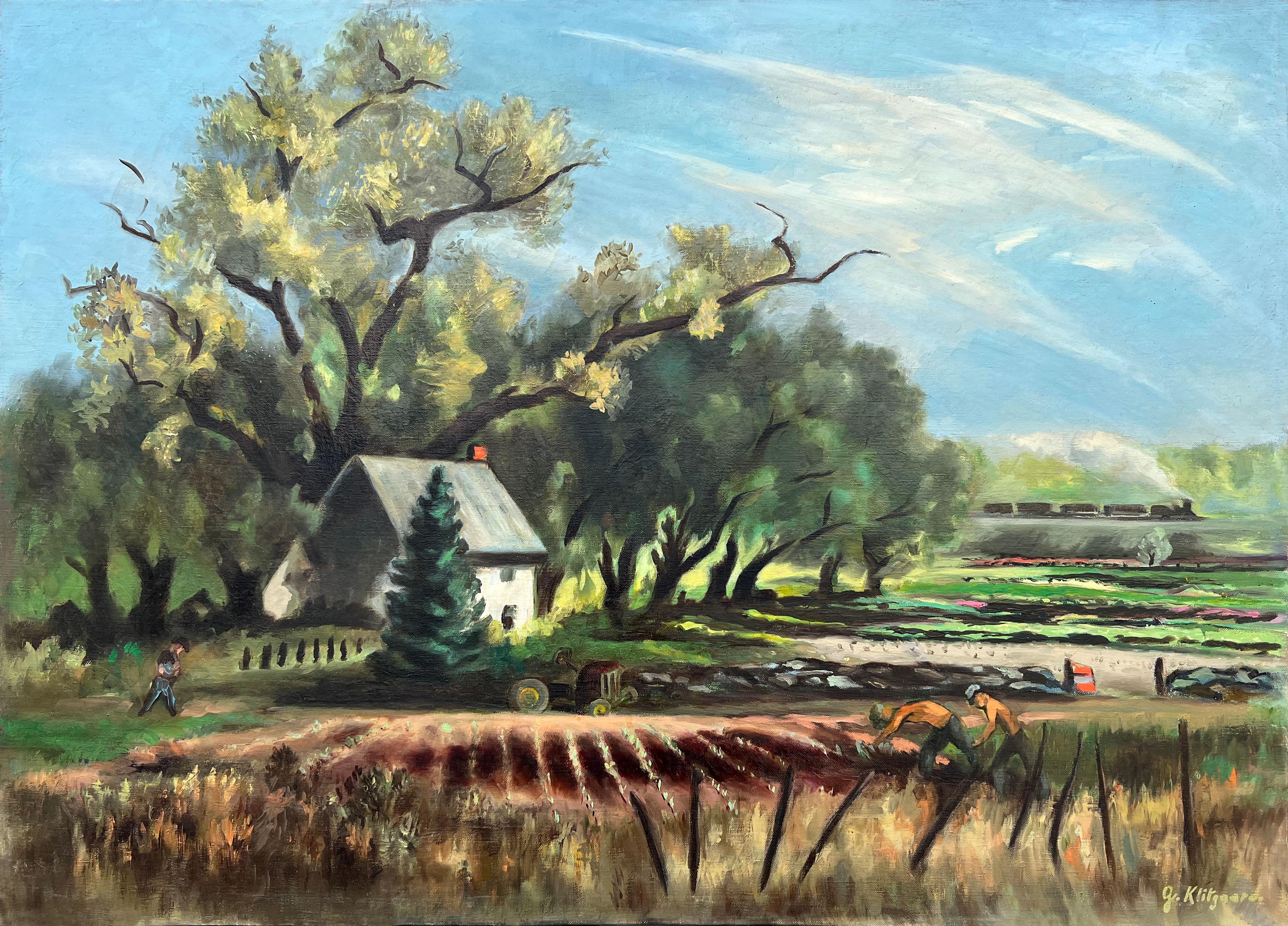 Georgina Klitgaard
Jardines de camiones
Firmado abajo a la derecha
Óleo sobre lienzo
26 x 36 pulgadas


El arte de Georgina Klitgaard se ha perdido a veces en la propensión crítica a asignar a los artistas la pertenencia a una u otra escuela. Por