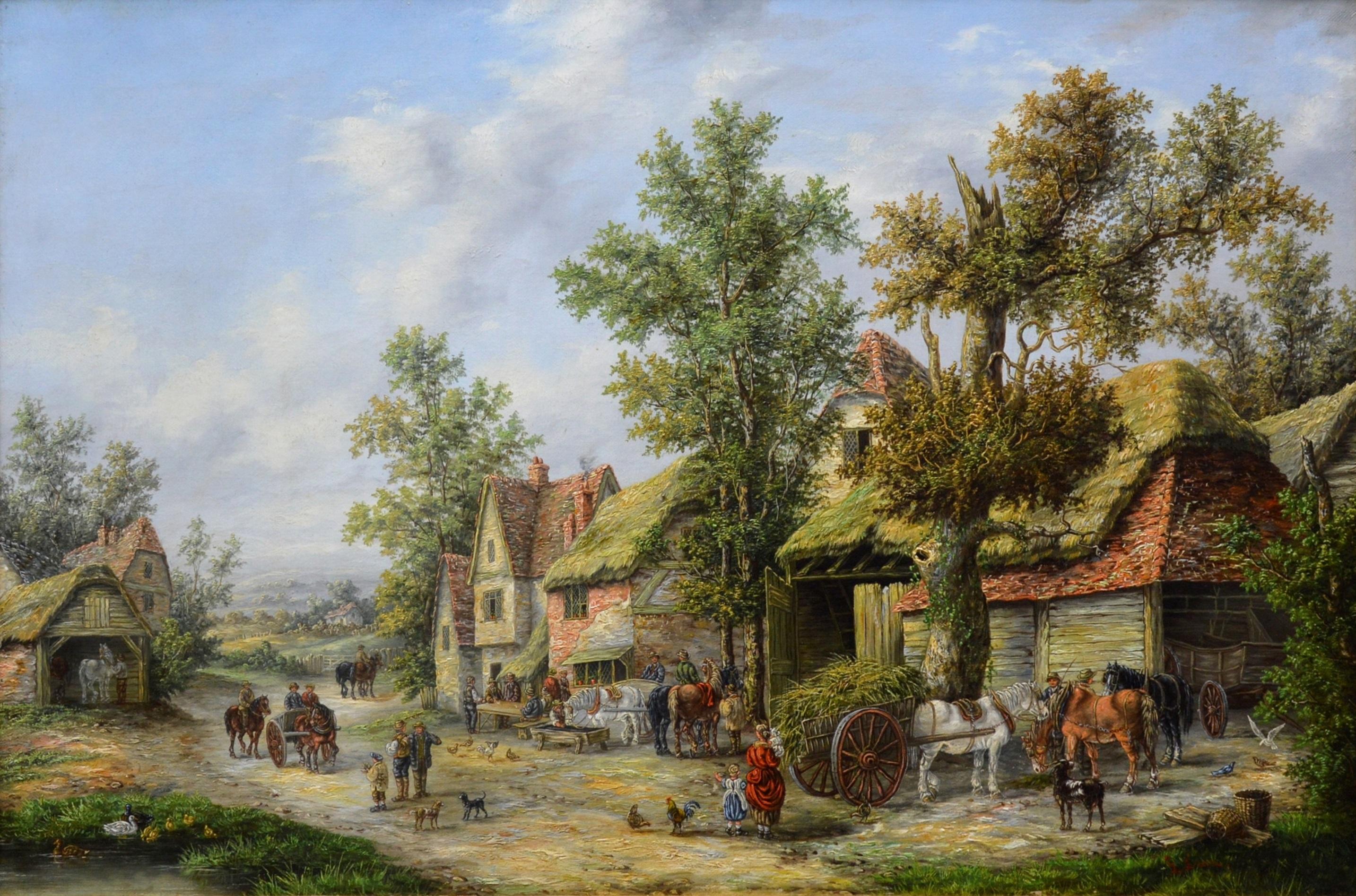 victorian village art