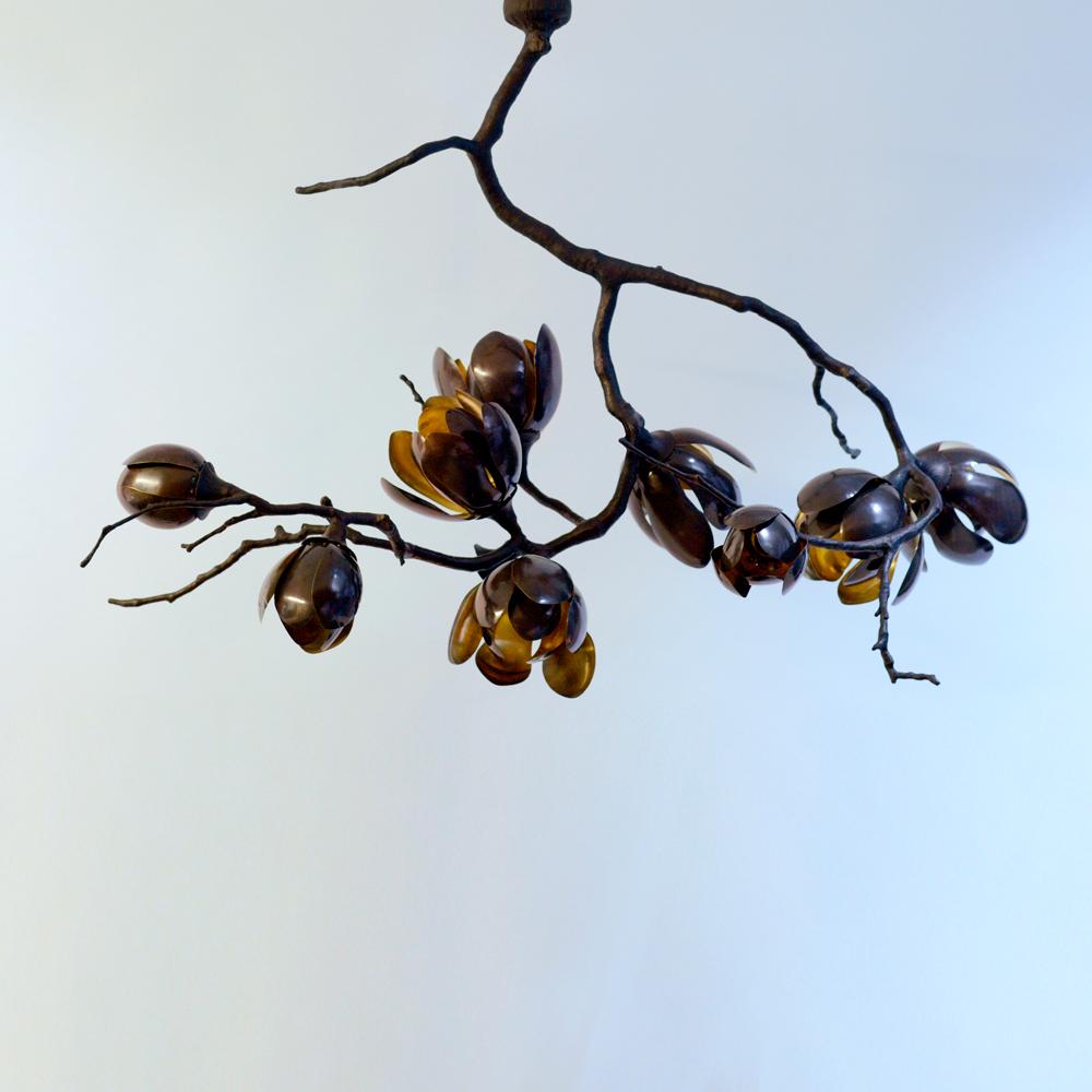 Georgina Magnolia Cascada Lámpara Colgante by 7Gods Studio Posmoderno en venta