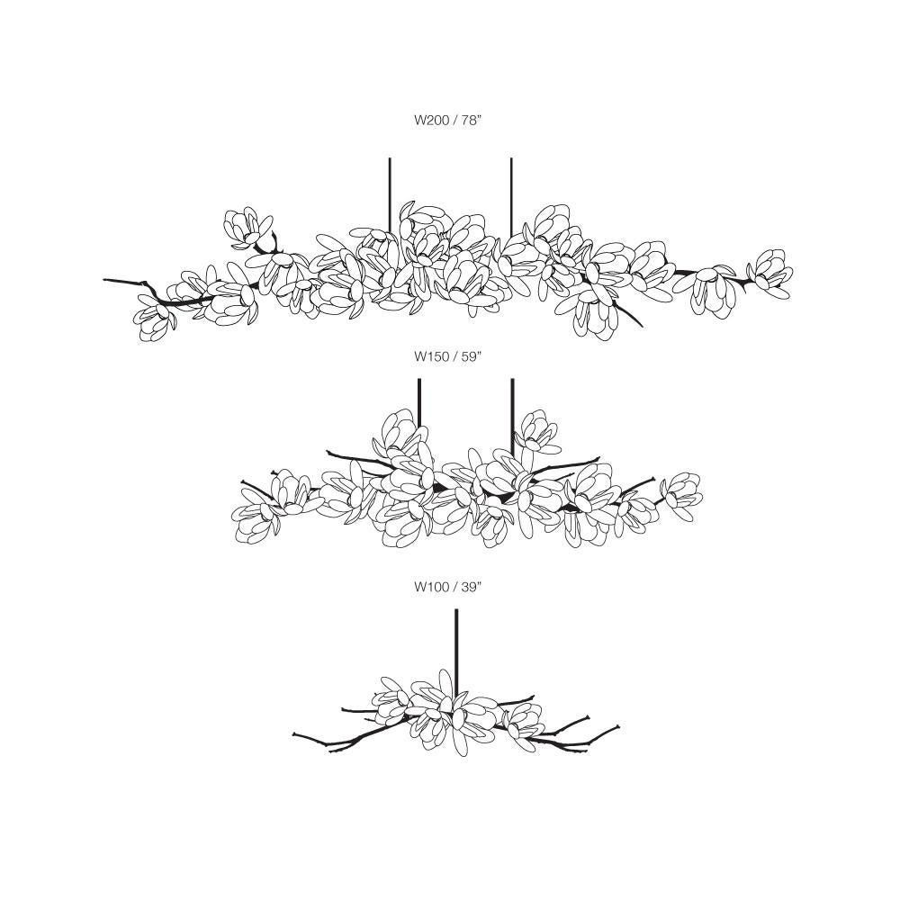 Lampada a sospensione Georgina Magnolia Stright di 7Gods Studio In condizioni Nuovo in vendita a Geneve, CH