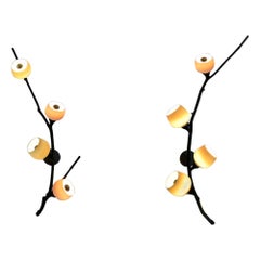 Georgina White Sconces by 7Gods Studio