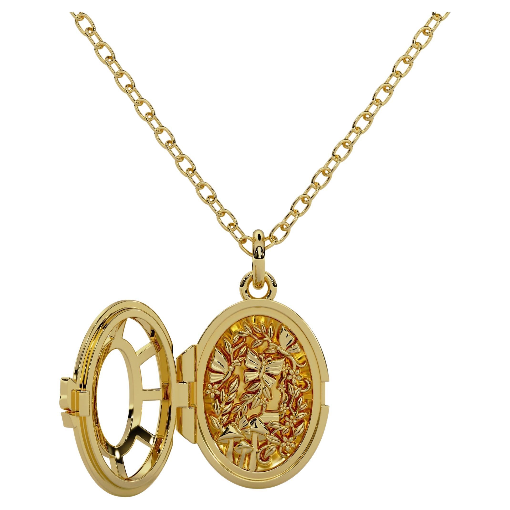 Georgina Yvonne 'Fairytale' Locket in 18ct Yellow Gold
