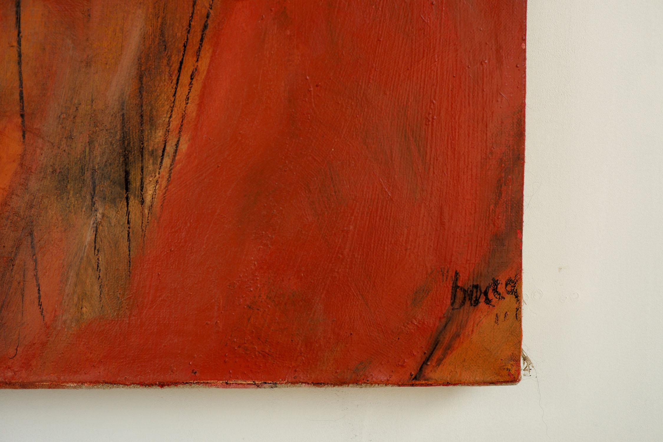 Fine XX secolo Giorgio Mavridis, Bocca, opera su tela, 1996-97. in vendita