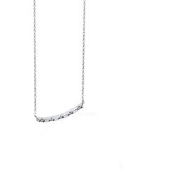 Pendentif « Diamond Bar » en or blanc 18 carats de la collection Georgios
