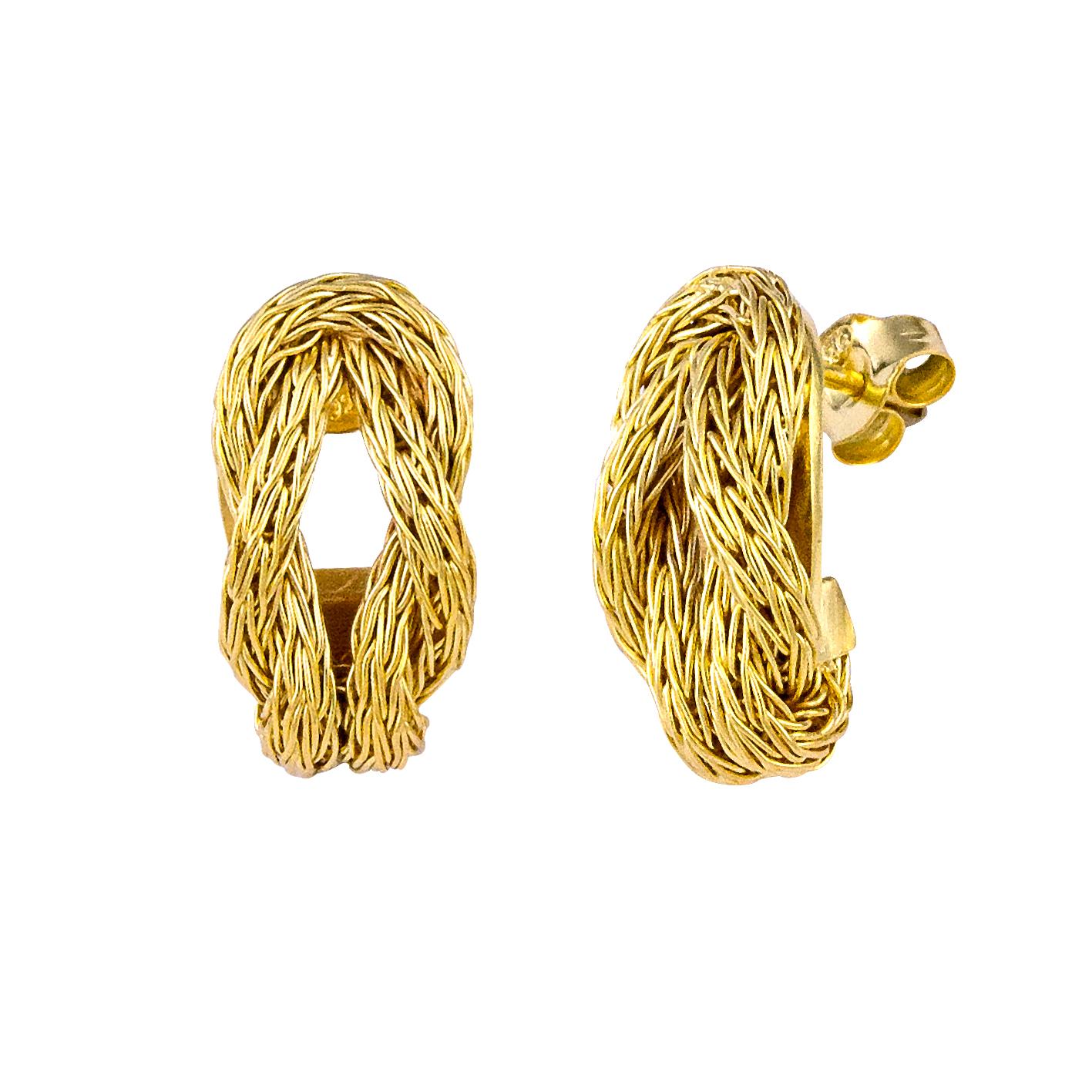 Collana in corda con ciondolo in oro 18 carati e smeraldi di Georgios Collections in vendita 1