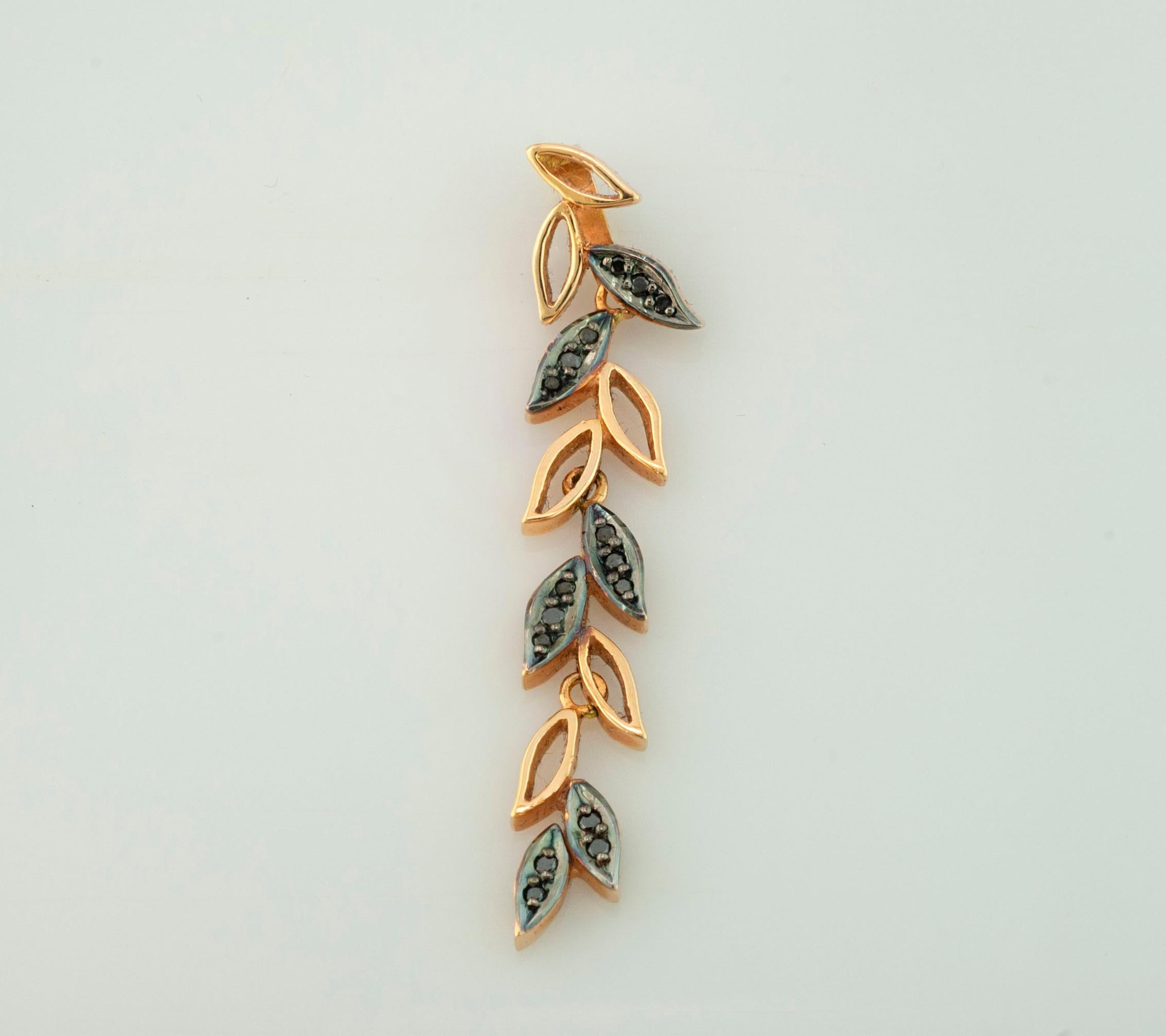 long leaf necklace