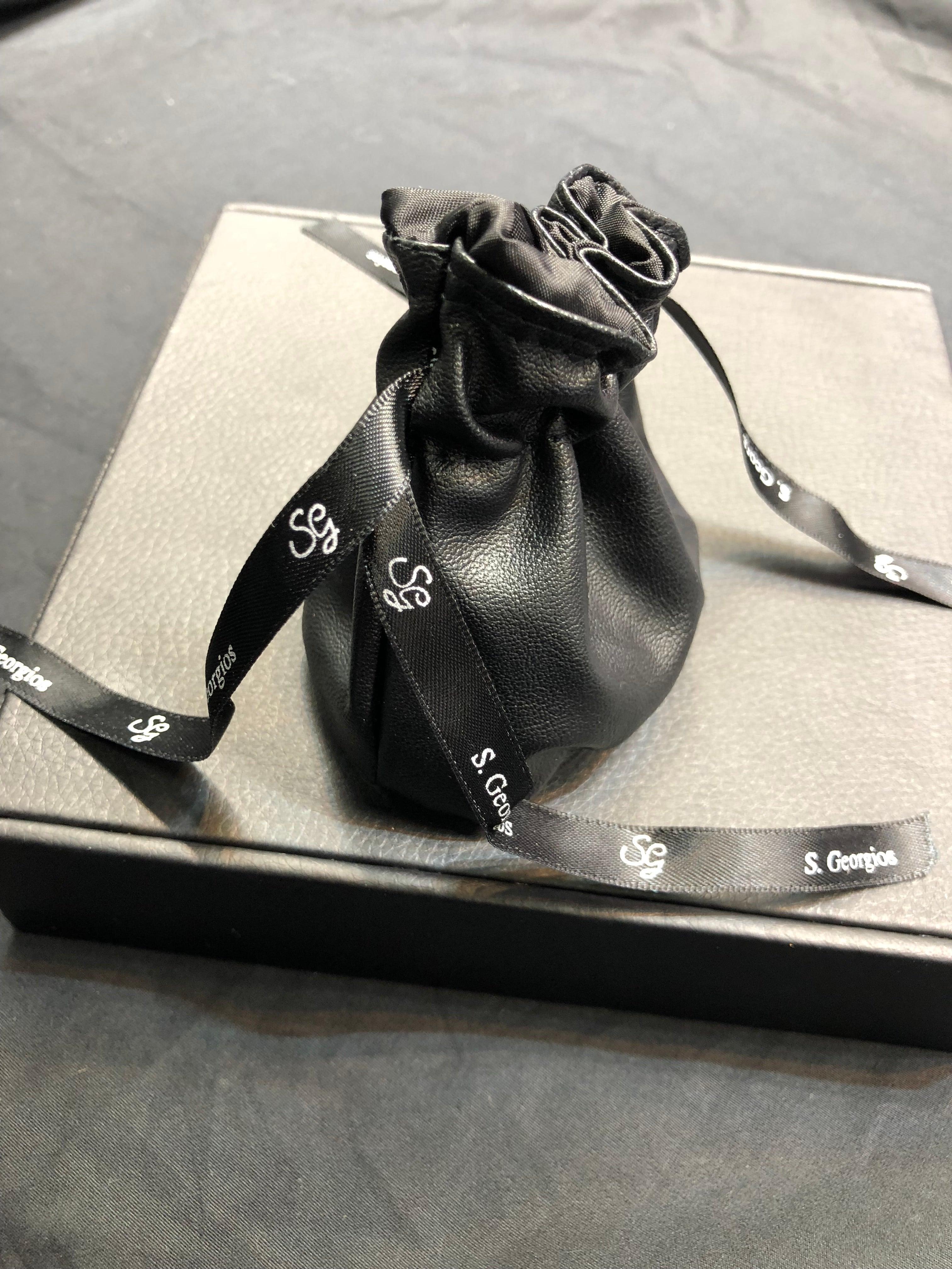 Georgios Collections Manschettenarmband aus 18 Karat Roségold mit schwarzen und weißen Diamanten im Angebot 7