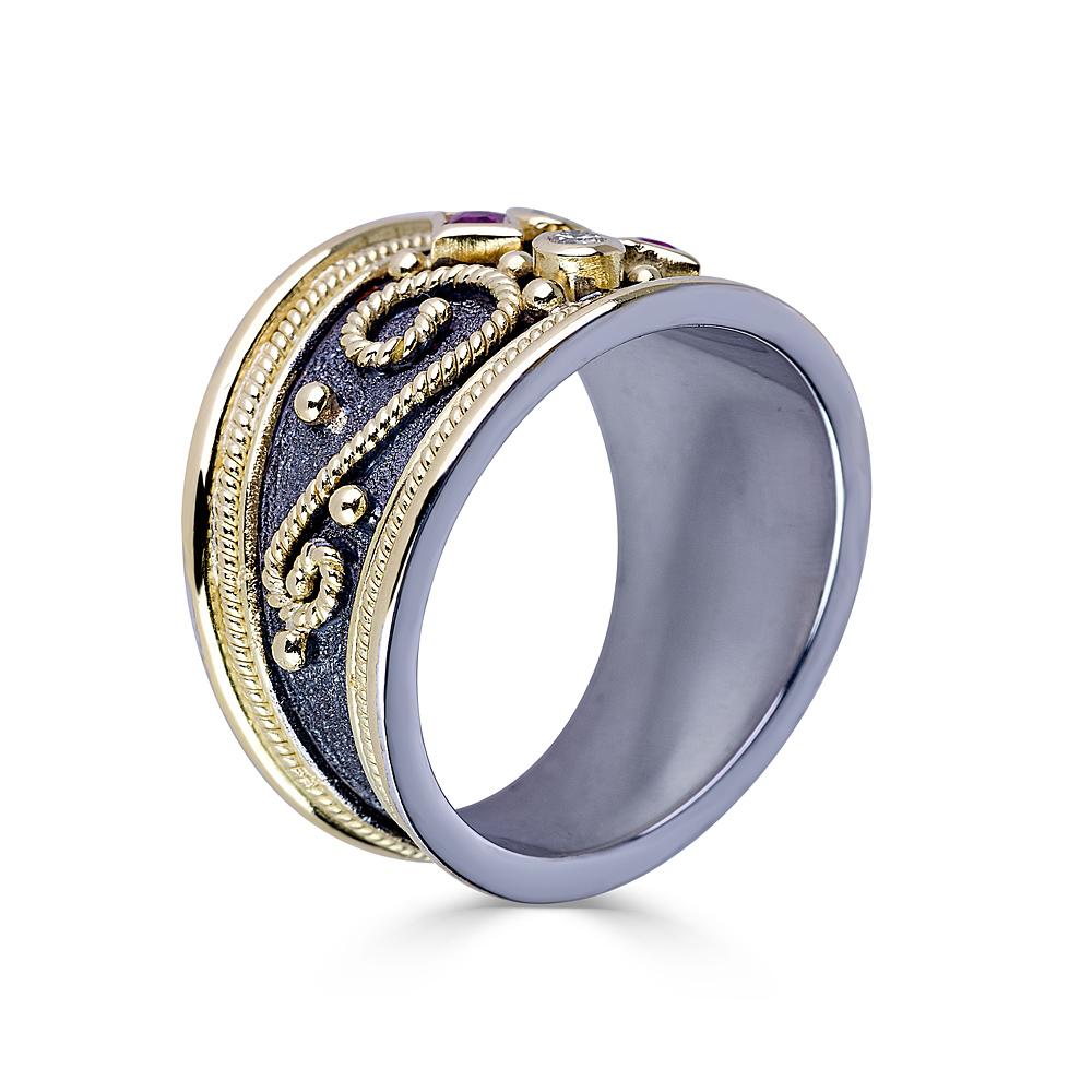 byzantine diamond ring