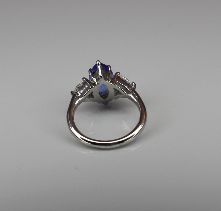 Georgios Collections 18 Karat White Gold Tanzanite Solitaire and ...