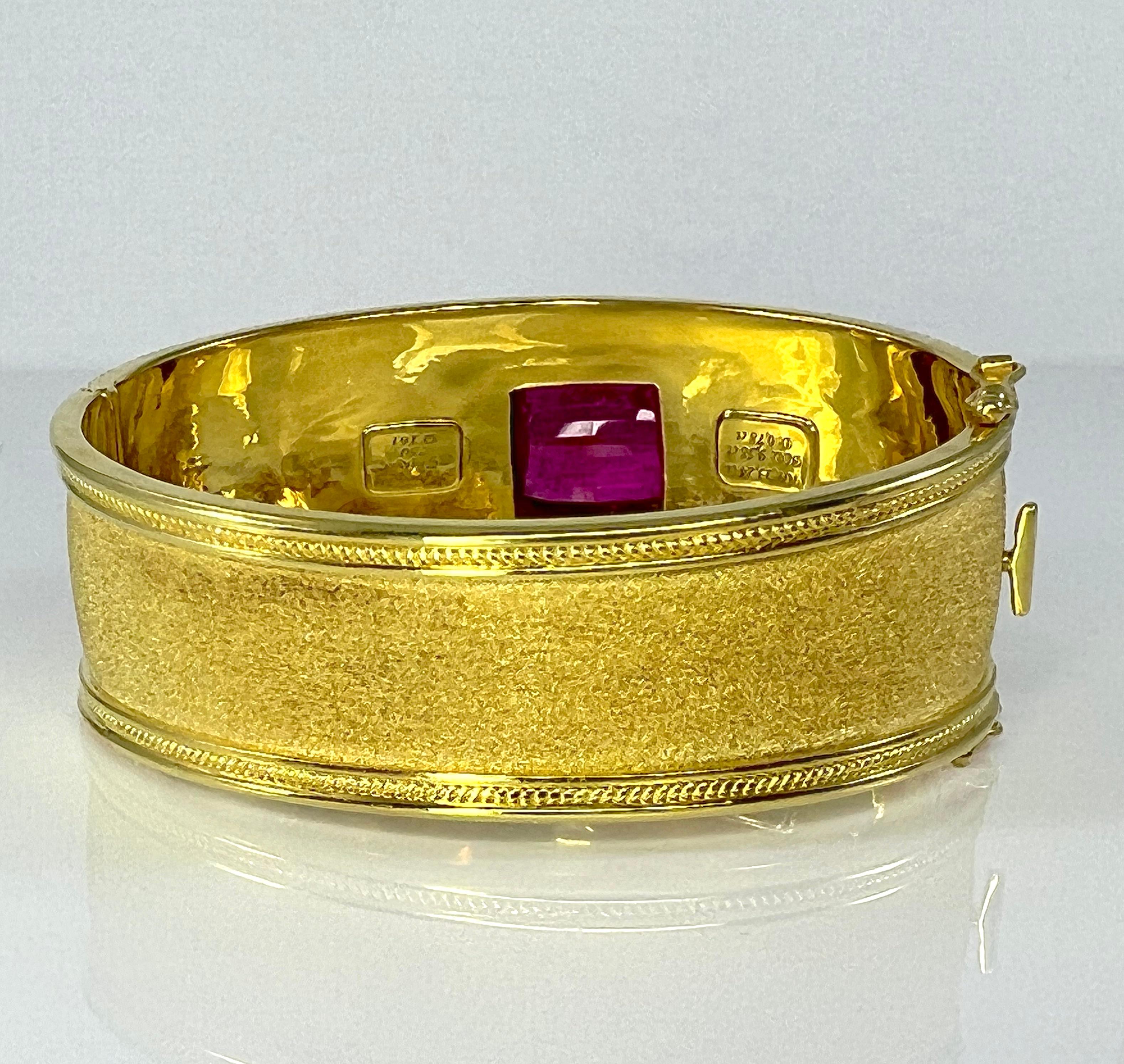 Georgios Kollektionen Armband aus 18 Karat Gelbgold mit schwarzem Diamant und Turmalin im Zustand „Neu“ im Angebot in Astoria, NY