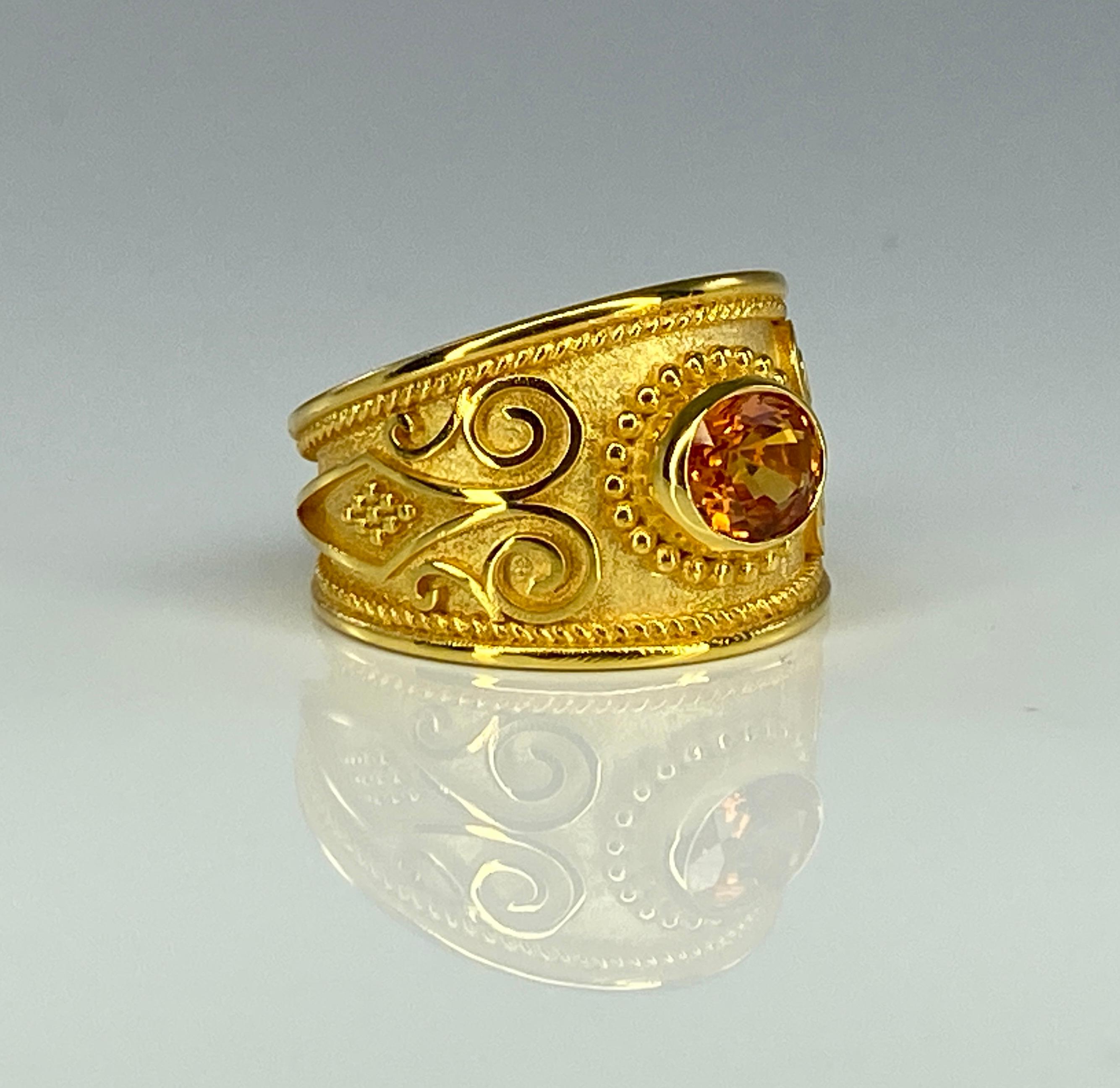 byzantine style gold rings