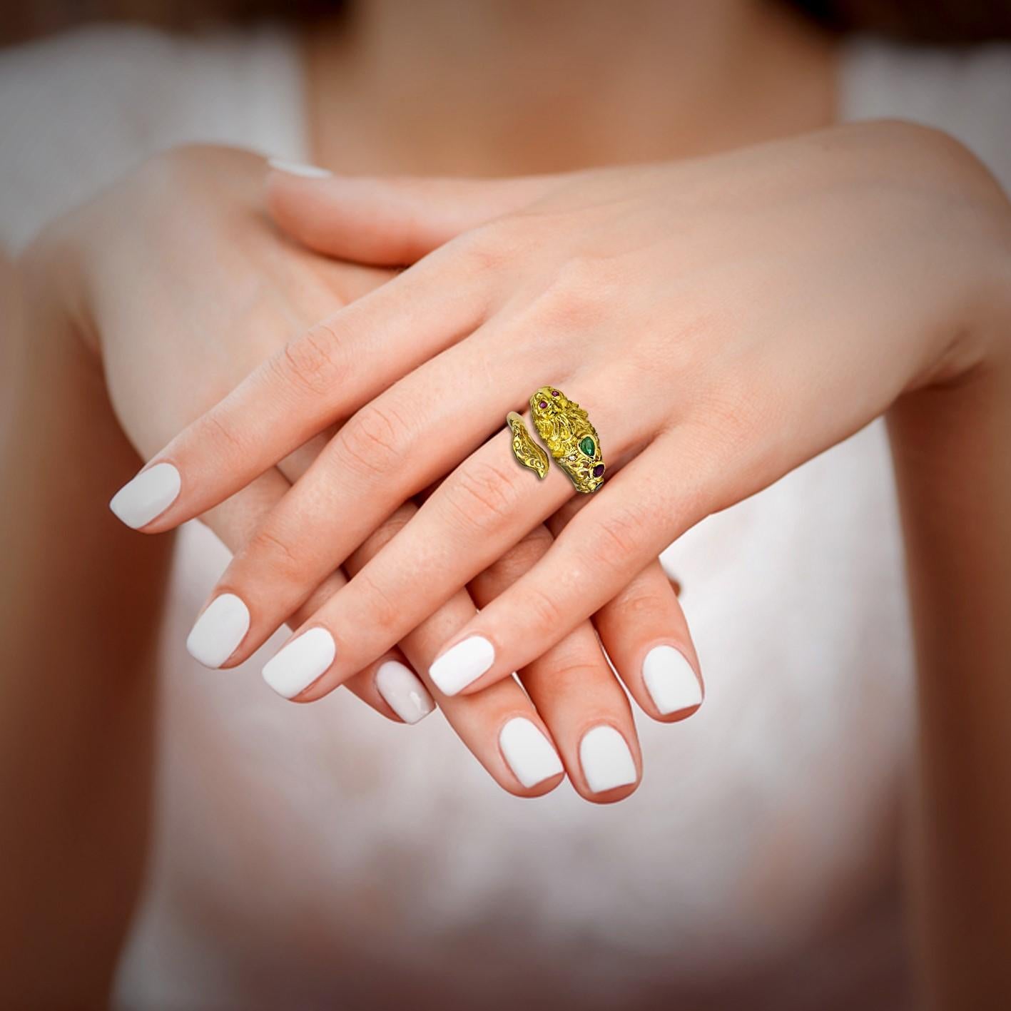 lion engagement ring